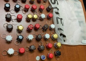 Medio kilo cocaína iba a ser enviado a Estados Unidos en llaveros