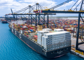 Puerto Caucedo recibe el buque de mayor dimensiones luego de su expansión