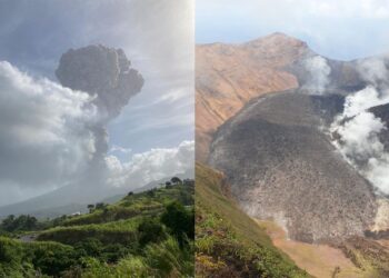 Dos Islas del Caribe en emergencia extrema por erupción de volcán