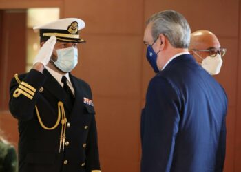 Presidente Luis Abinader llega a Madrid, España