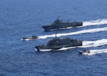 Buque estadounidense realiza un ejercicio bilateral con la Armada de la Rep. Dominicana
