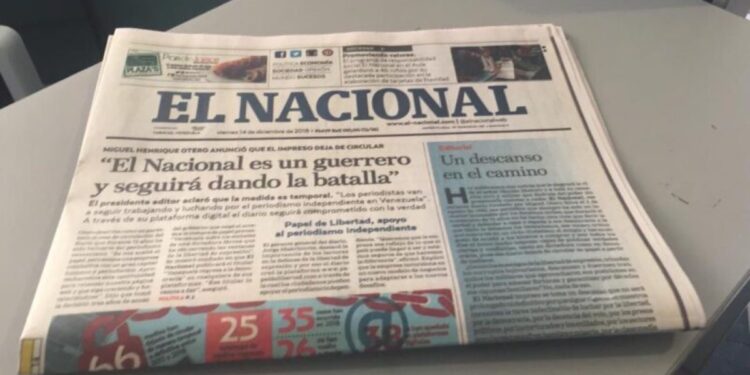 El Nacional de Caracas denuncia atropello del gobierno de Maduro