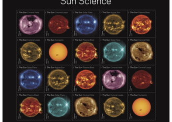 El Servicio Postal de EE. UU emite 10 sellos alegóricos a las características del Sol