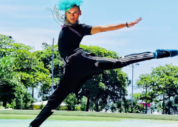 Roky Mendoza un bailarín dominicano que brilla sobre hielo en Oslo