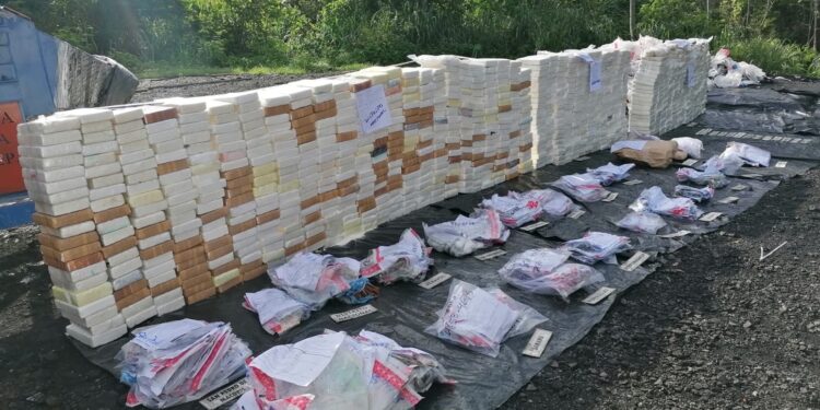 Procuraduría General incinera más de 1,052 kilos de drogas ocupadas en la última semana