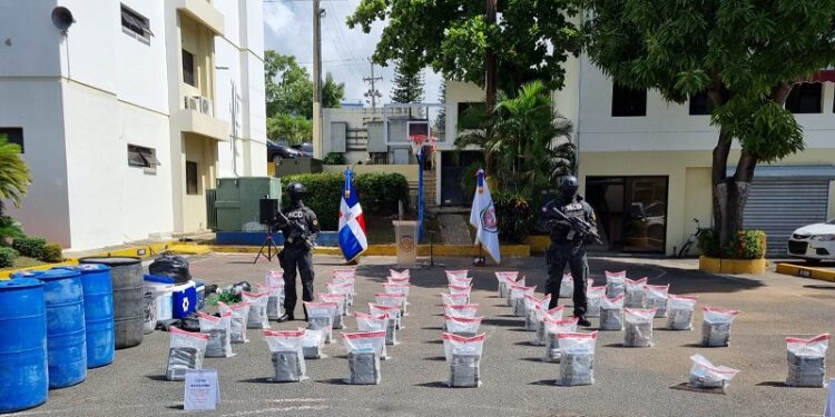 Incautan 278 paquetes cocaína a cuatro colombianos en  la Altagracia