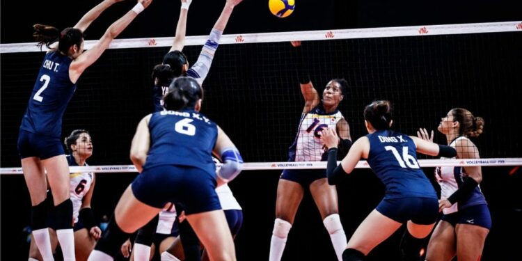 Dominicana cae apretadamente frente a China en volibol Liga de Naciones