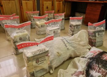 DNCD ocupó en Samaná 66 paquetes de cocaína