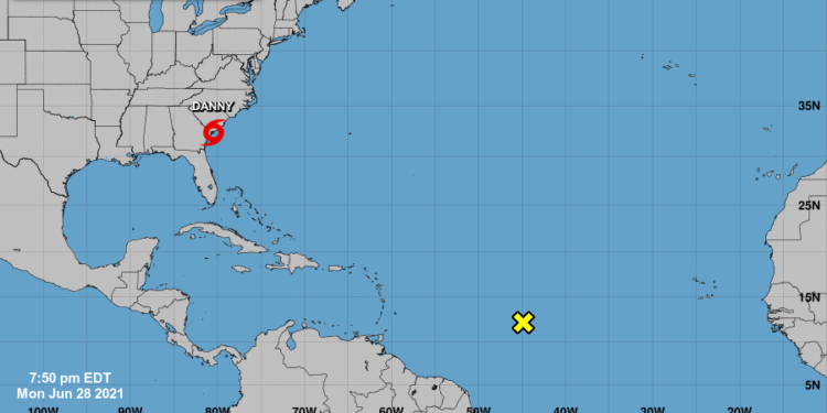 Depresión tropical número 4 se intensifica a tormenta tropical DANNY