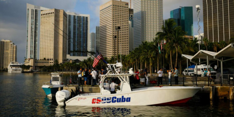 Parte de Miami una flotilla cubano-estadounidense para respaldar las protestas en Cuba