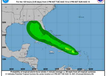 La aterradora ruta del ciclón tropical 6 que amenaza a los dominicanos