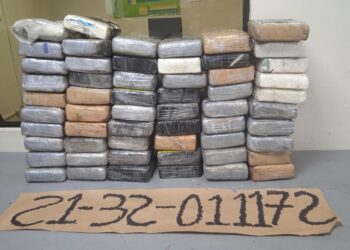 DNCD incauta 57 paquetes de cocaína en Puerto de Haina Oriental