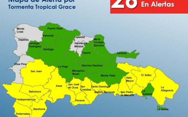 El COE mantiene sólo alerta amarilla y verde para 26 provincias