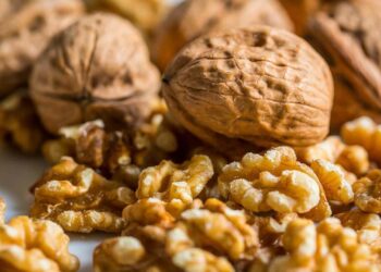 Hallan conexión entre el consumo habitual de nueces y una mayor longevidad
