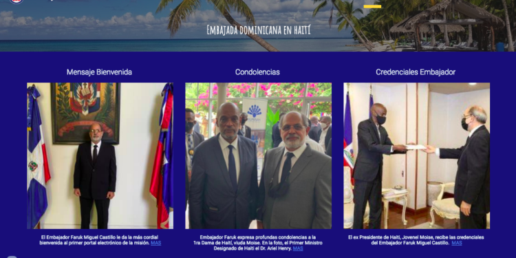 Embajada RD en Haití lanza su Primer Portal y Redes