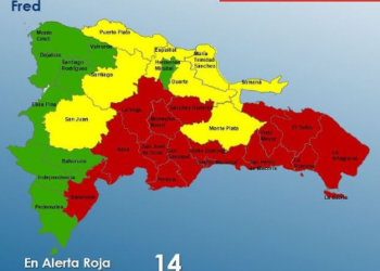 El COE aumenta a 14 las provincias en alerta roja por Tormenta Fred