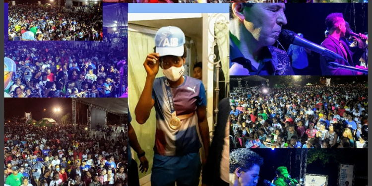 Miles asisten al concierto en honor a Marileidy Paulino ganadora de dos medallas de plata en Tokio