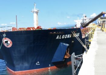 ¡Fin de los apagones! Barco descarga 60 mil toneladas de carbón en Punta Catalina