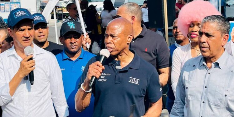 Anuncian visita de Eric Adams a RD después su triunfo alcaldía NYC