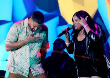 Judy Santos es destacada por Romeo en presentación de Aventura en el MetLife