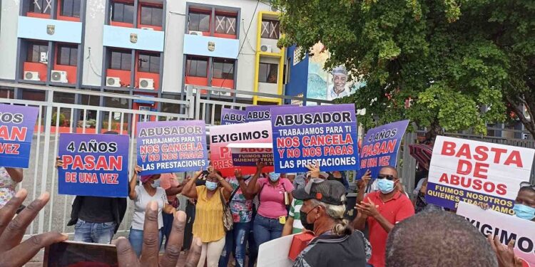 Exempleados de Alcaldía SDNorte reclaman pago de prestaciones