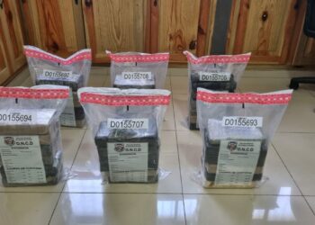Ocupan 37 paquetes presumiblemente de cocaína en el Puerto de Haina