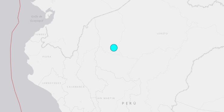 Registrado un seísmo de magnitud 7,5 en el norte de Perú