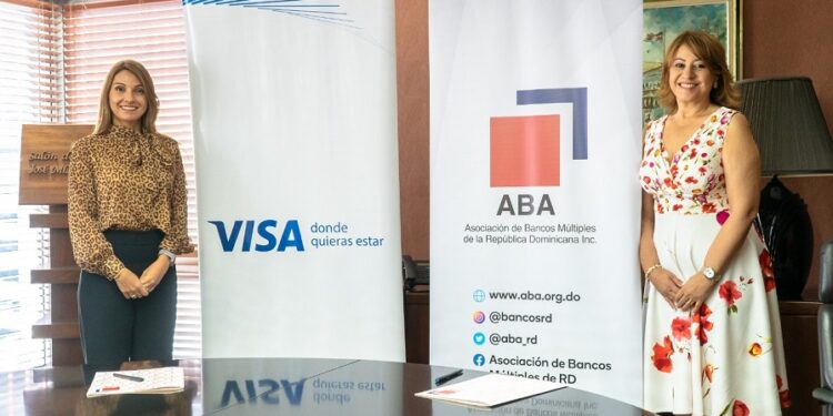 ABA y VISA acuerdan fortalecer la operación de pagos digitales en RD
