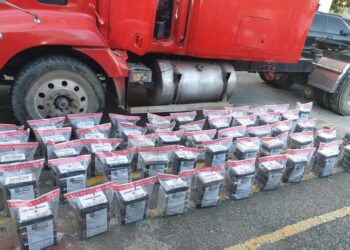 DNCD apresa dos y ocupa 318 paquetes de presunta cocaína en Boca Chica