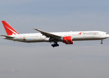 Avión de Rep. Dominicana aterrizó en Moscú con posible avería