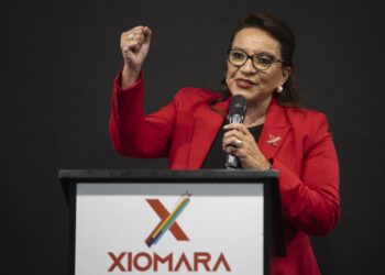 Xiomara Castro virtual presidenta de Honduras