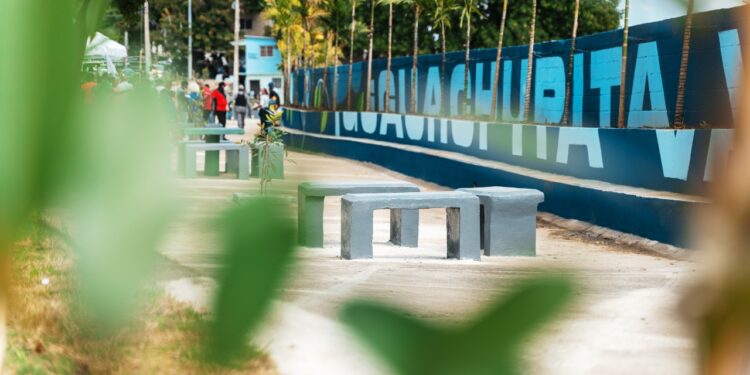 Alcaldesa Carolina Mejía entrega nuevo Mirador de Guachupita