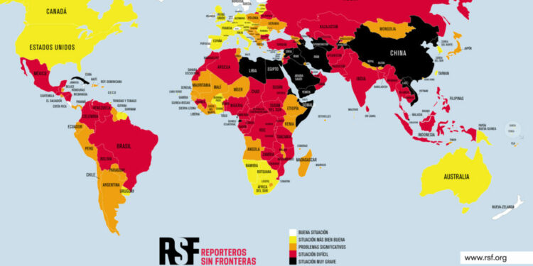México y China donde ejercer el periodismo es peligroso