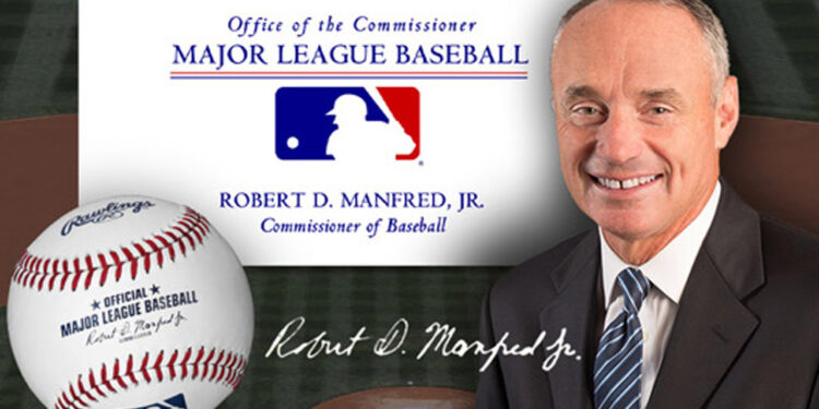 Comisionado de béisbol USA anuncia cierre patronal de jugadores de Grandes Ligas