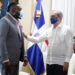 Presidente Abinader recibe a David Ortiz