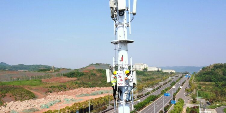 China dispone de más del 60 por ciento del total mundial de estaciones 5G