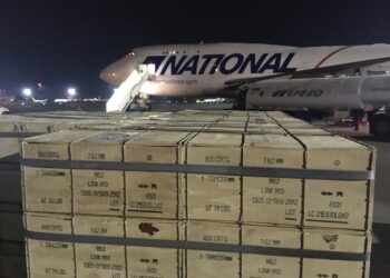 Llega a Kiev un nuevo cargamento militar de EEUU