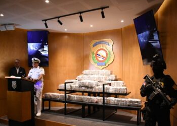 DNCD incauta 250 paquetes de presunta cocaína en San Pedro de Macorís.