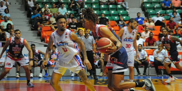 Plaza y Pueblo Nuevo sacan victorias en basket superior Santiago