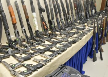 Interior y Policía recibe 218 armas ilegales recuperadas en La Vega