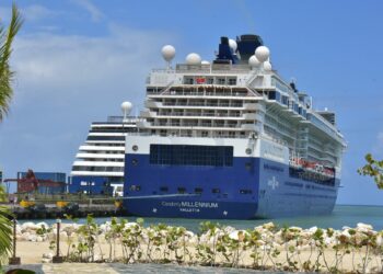 Llegan 11,700 visitantes crucerista al país por Puerto Plata