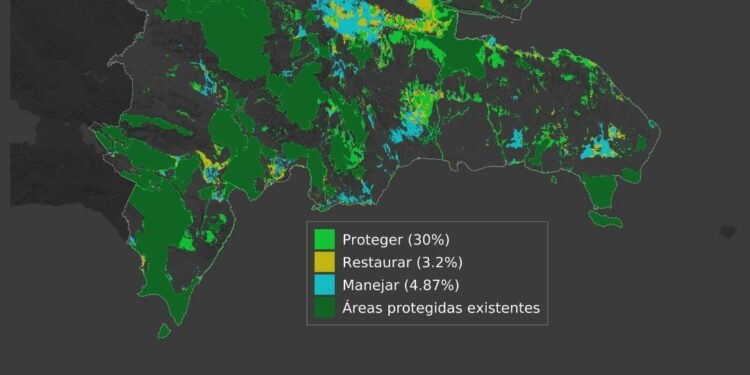 República Dominicana crea su primer mapa de la naturaleza para las personas y el planeta