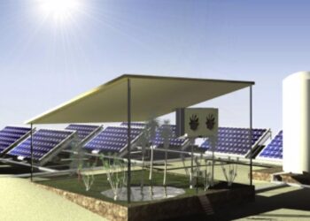 Paneles solares extraen agua del aire y producen electricidad