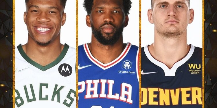 Tres extranjeros: Jokic, Embiid y Antetokounmpo, finalistas a MVP de la NBA 2021-22