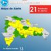 COE aumenta a 21 las provincias en alerta por vaguada afecta al país
