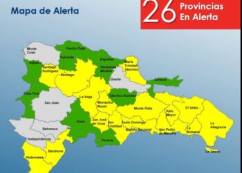 El COE aumenta a 26 las provincias en alertas meteorológicas