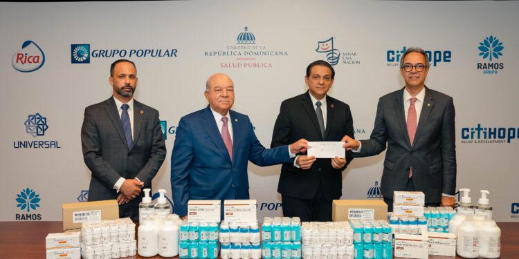 Sanar una Nación aporta medicamentos valorados en más de RD$46 millones