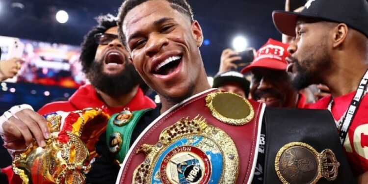 En deslucida pelea Devin Haney vence a Kambosos en su casa