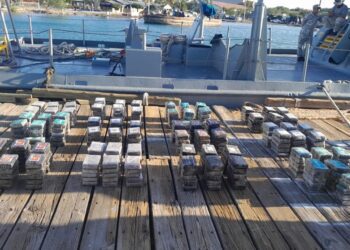 Instituciones incautan 371 paquetes de presunta cocaína en Peravia