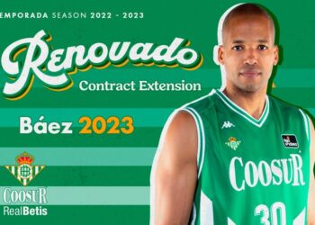 El domincano Eulis Báez renueva con el Coosur Real Betis hasta 2023